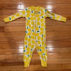 Hanna Andersson Lemon Onesie - 18mo